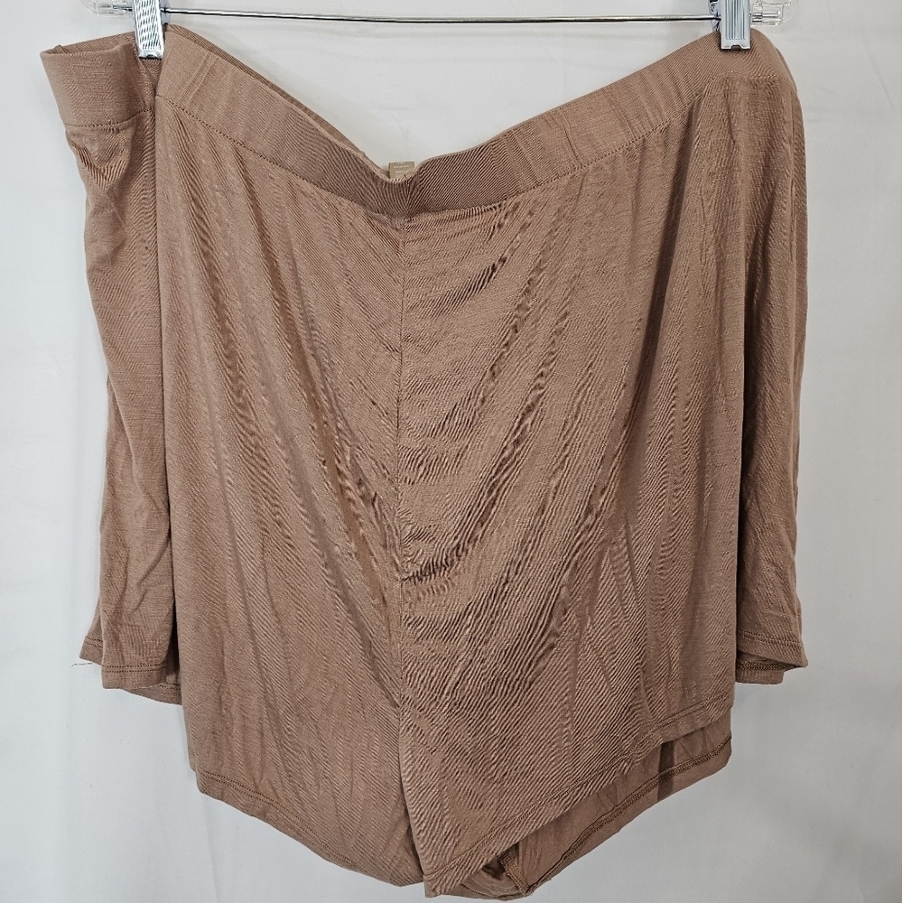 SKIMS Drawstring Ultrasoft pajama shorts in size 4X in Sienna NWT - Picture 4 of 4